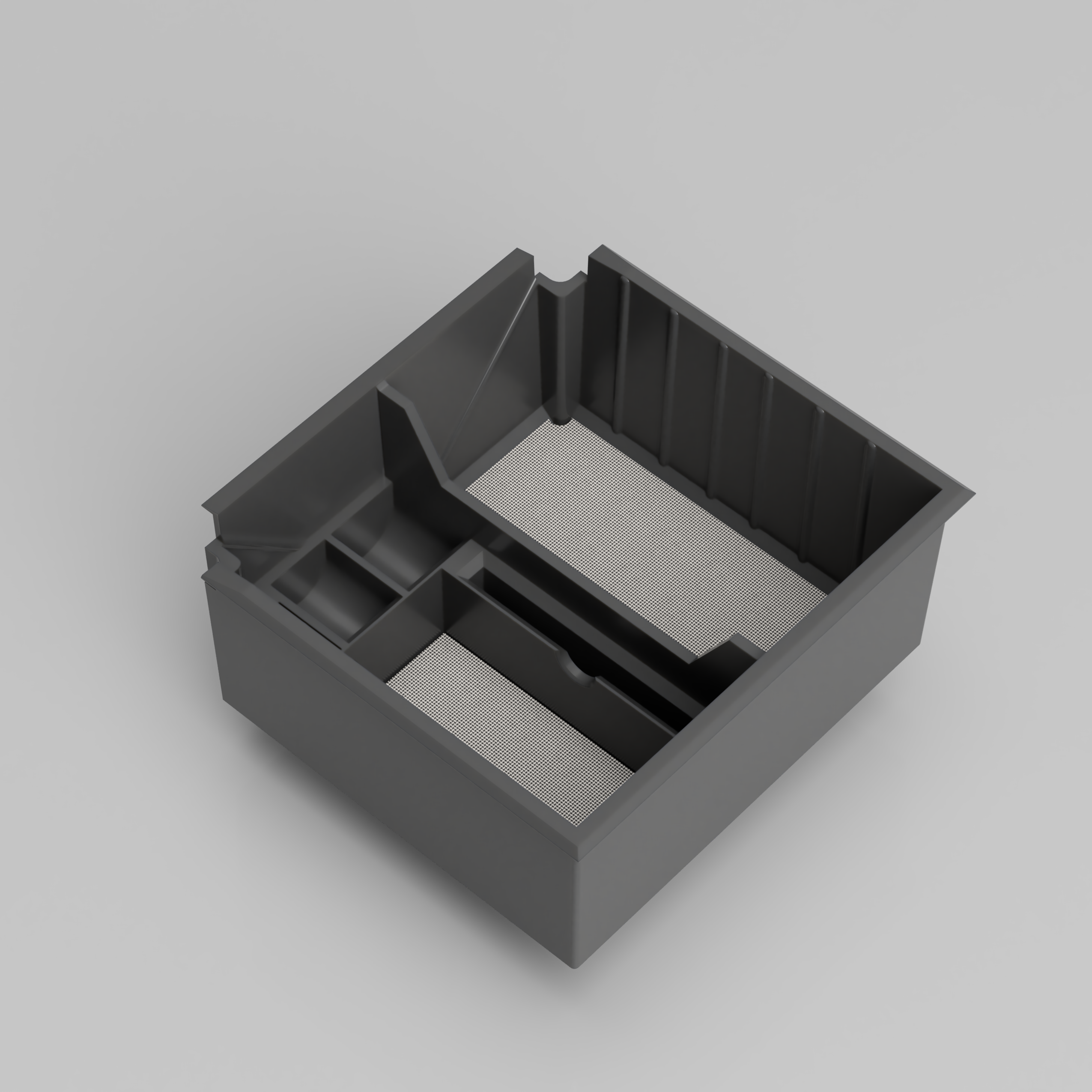 PX Ranger Centre Console Bin 3D Render